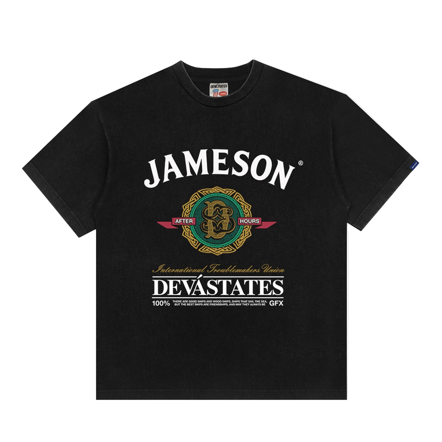 DEVA STATES X JAMESON TSHIRT [ BLACK ]