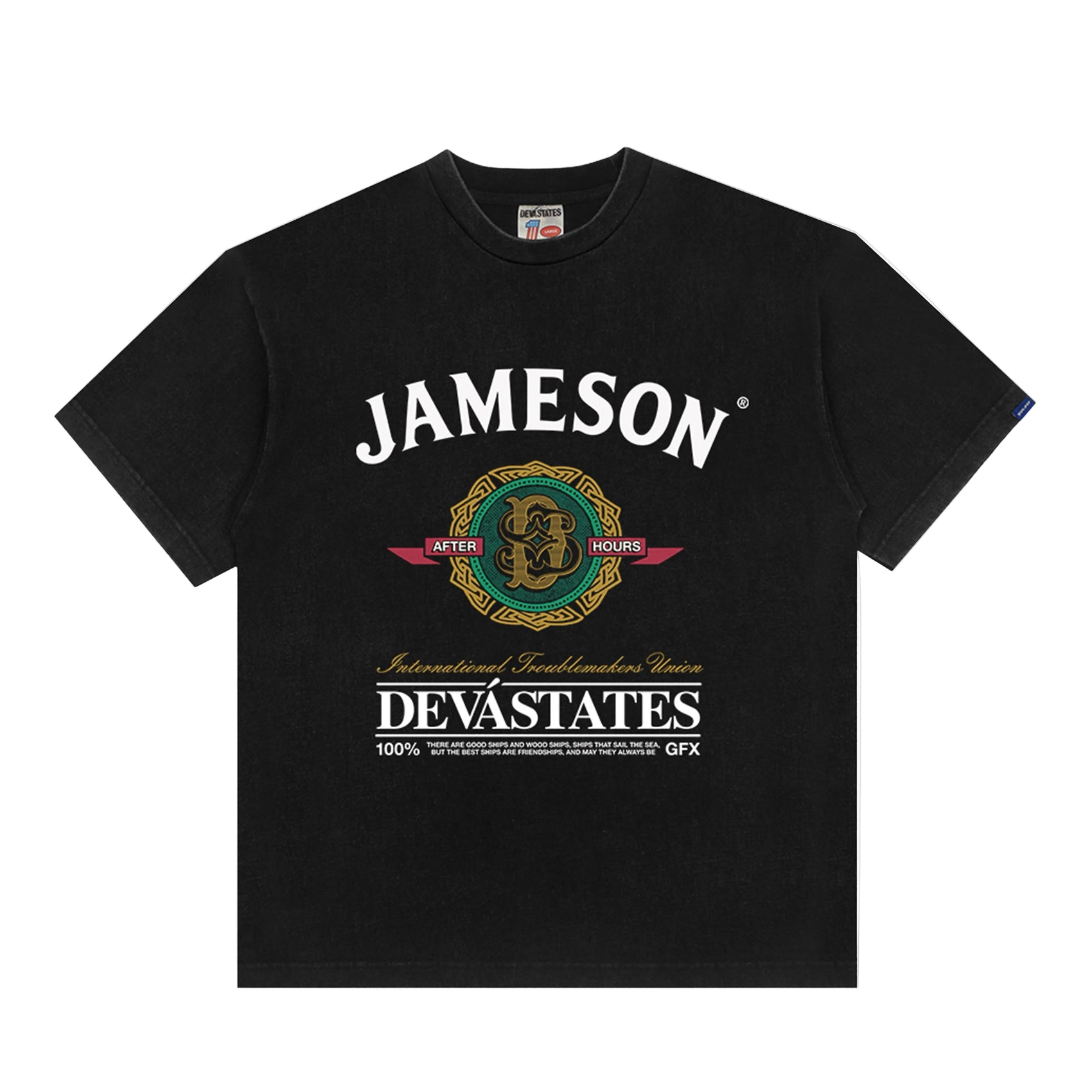 DEVA STATES X JAMESON TSHIRT [ BLACK ]