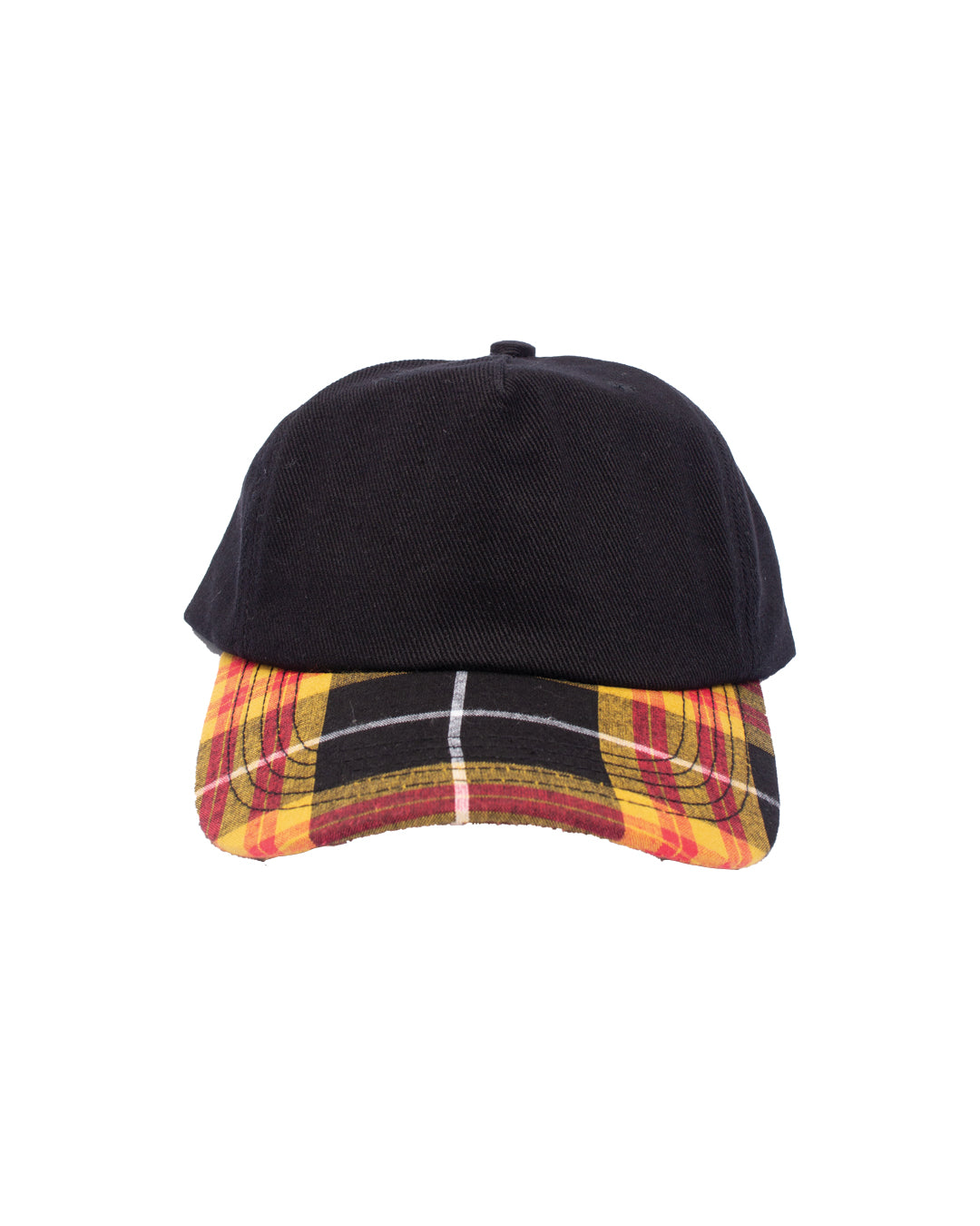 SNAPBACK TWO-TONE [ TARTAN/BLACK ]