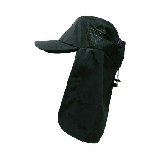 SUN FLAP CAPS [GREY / BLACK]