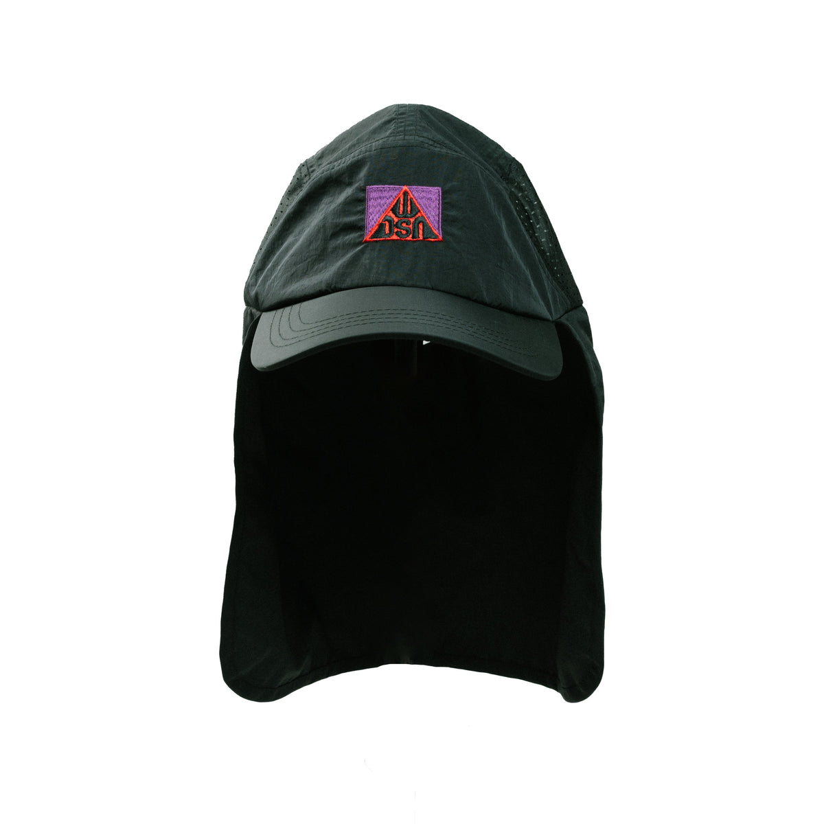 SUN FLAP CAPS [GREY / BLACK]