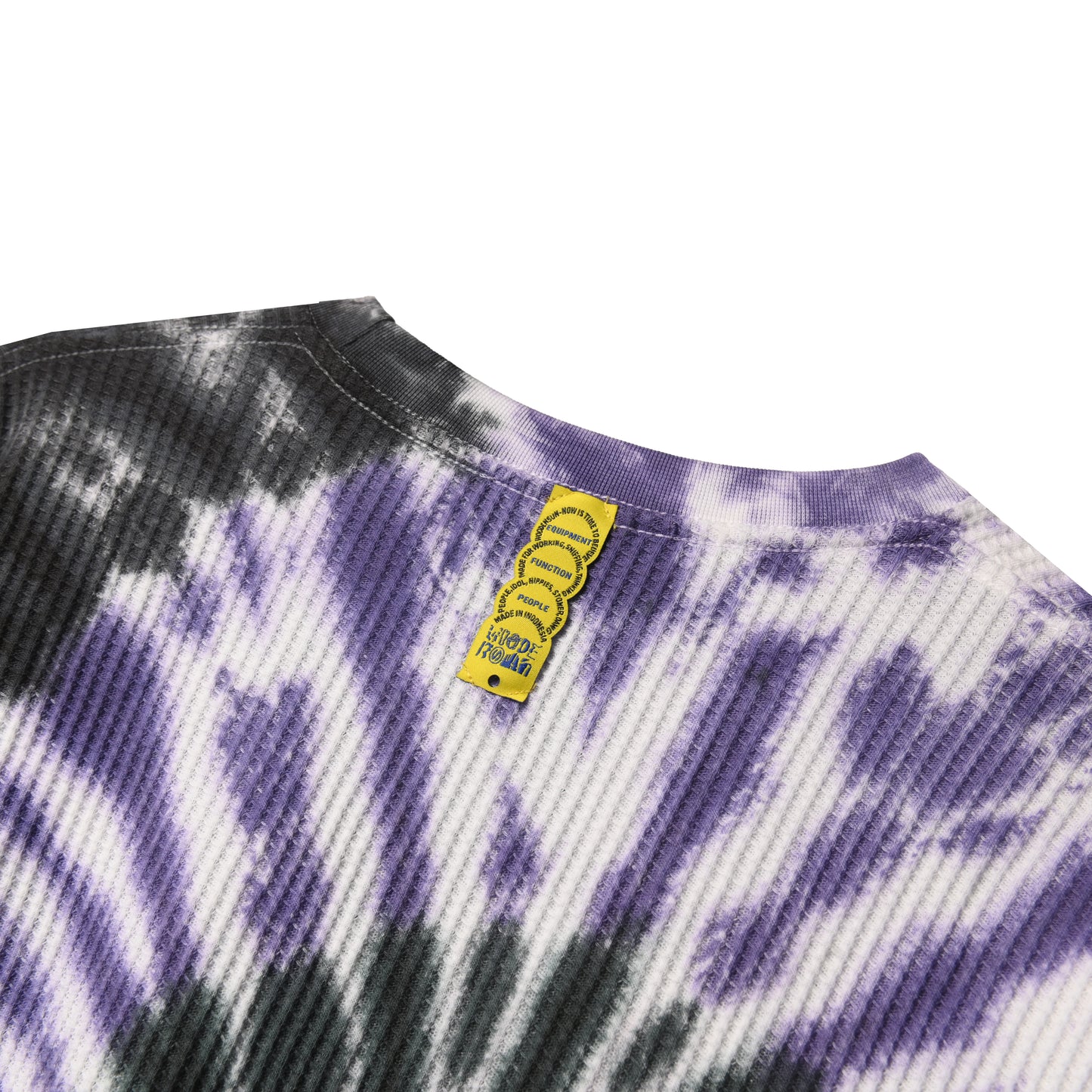 WAFFLE TIE-DYE LS T-SHIRT