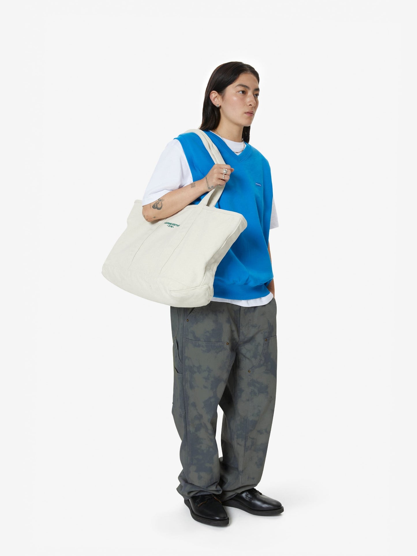 WASHED CANVAS TOTEBAG
