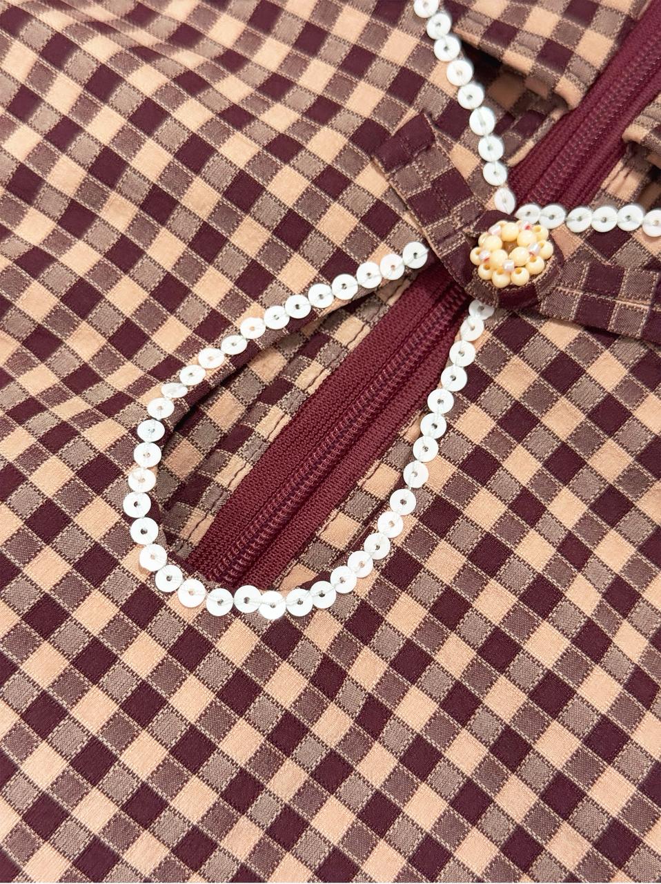 LIANG TOP SHIRT [MAROON]