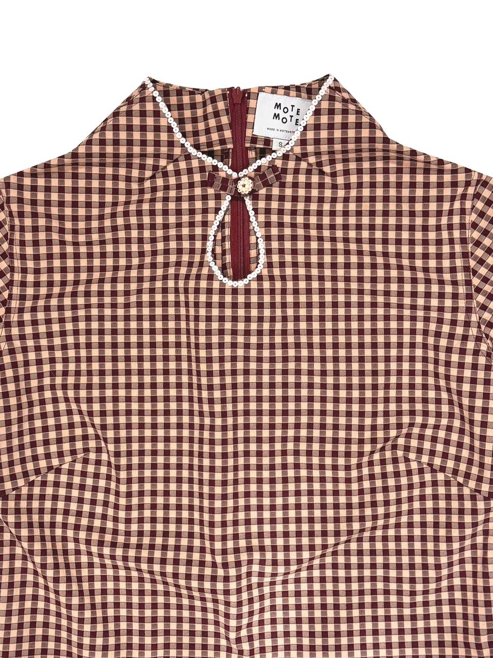 LIANG TOP SHIRT [MAROON]