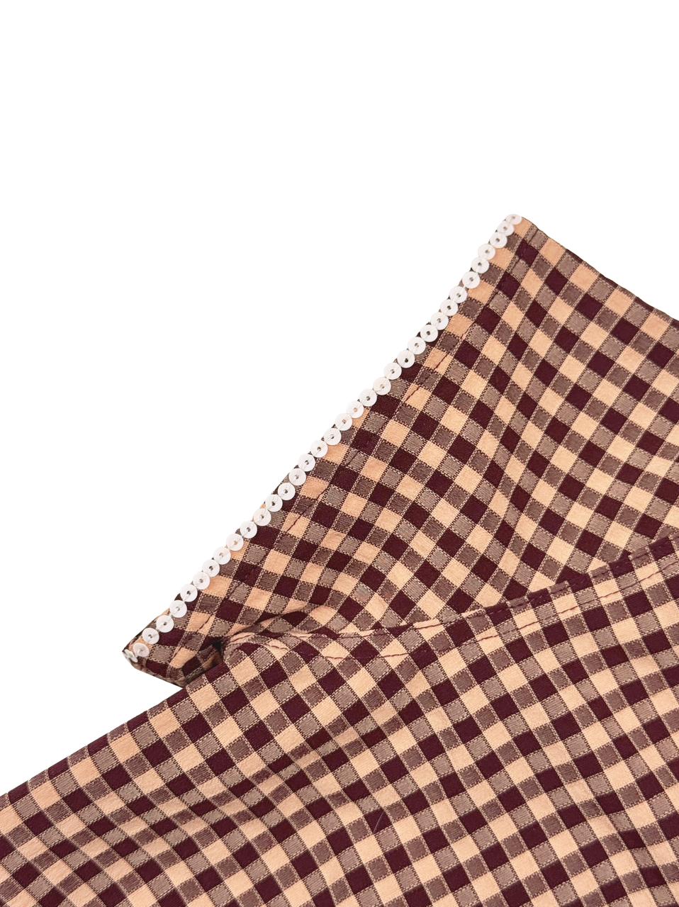 LIANG TOP SHIRT [MAROON]