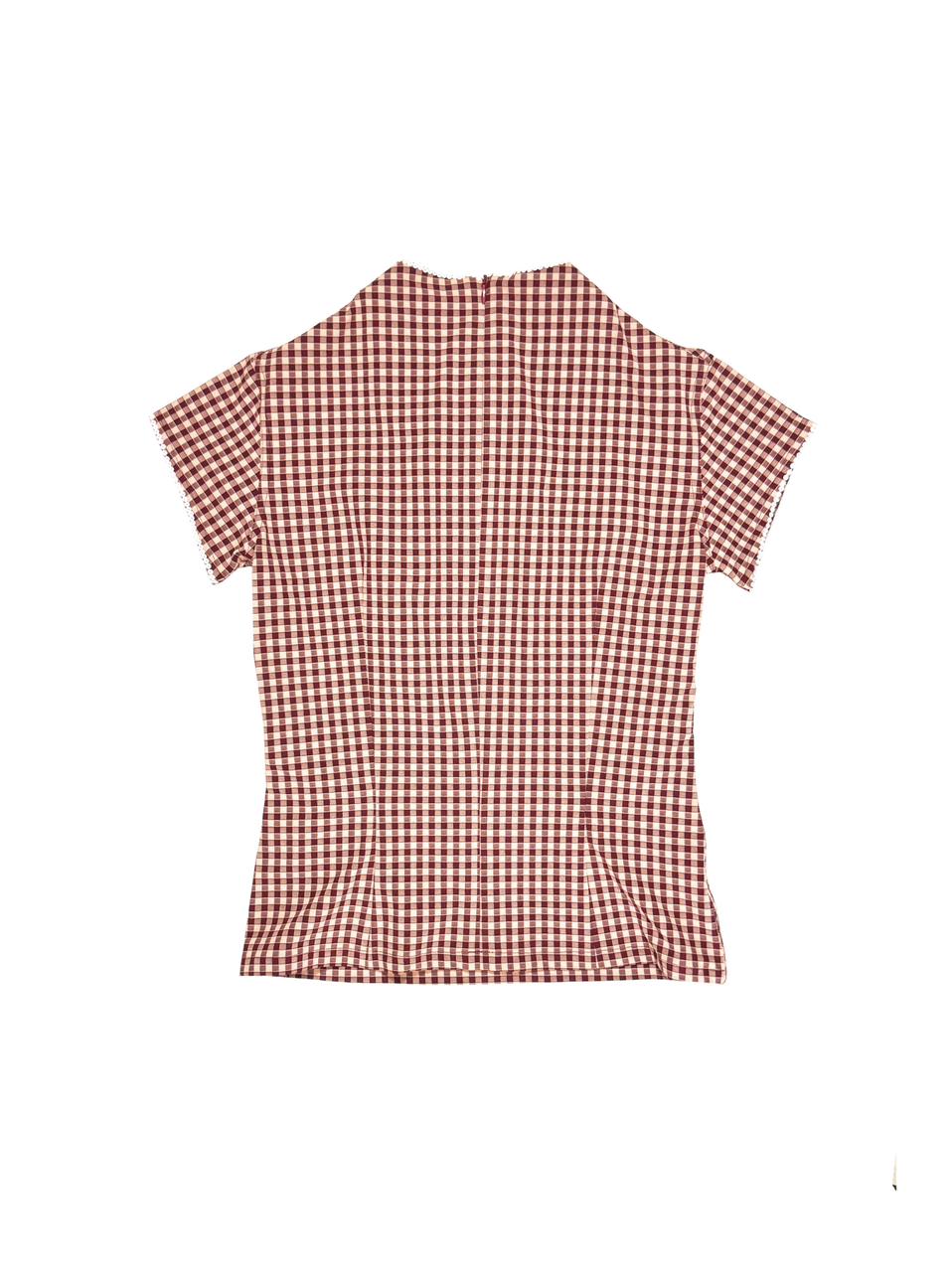 LIANG TOP SHIRT [MAROON]