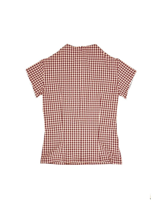 LIANG TOP SHIRT [MAROON]