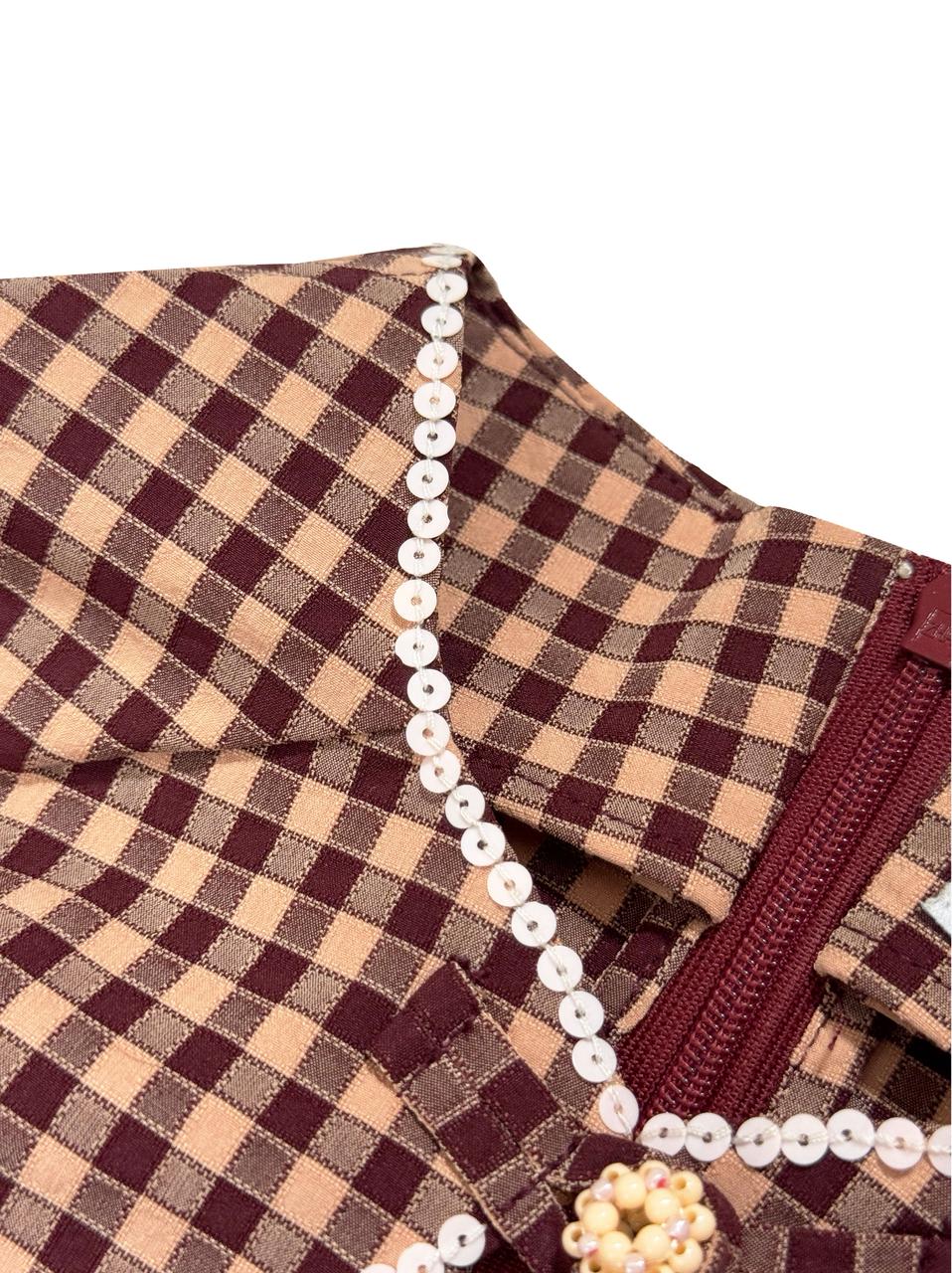 LIANG TOP SHIRT [MAROON]