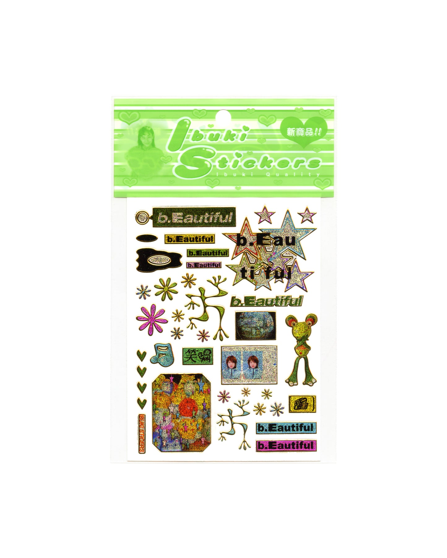 b.E x Ibuki Sacai Sticker Sheets