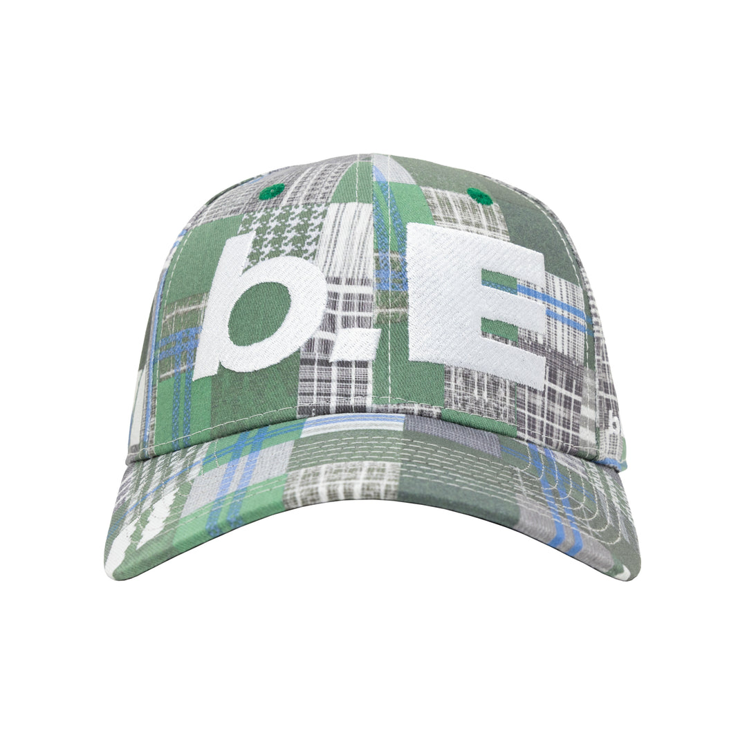 B.E HAT [GREEN MIX CHECKER]