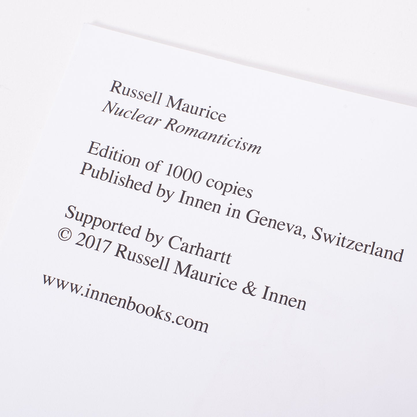 RUSSEL MAURICE - NUCLEAR ROMANTICISM