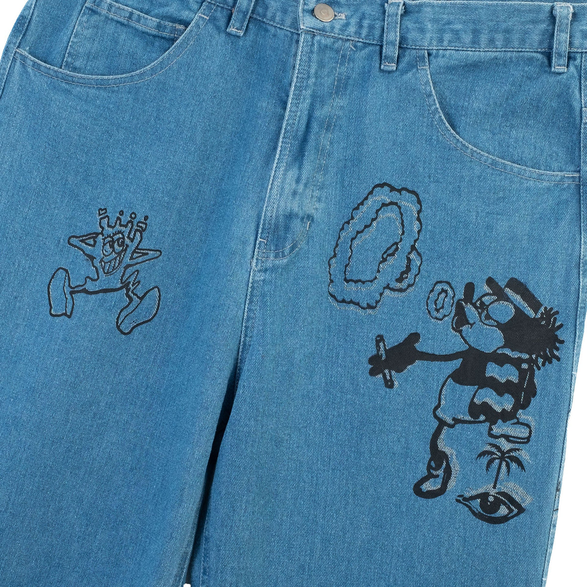 CELESTIAL BEING PANTS [LIGHT BLUE]